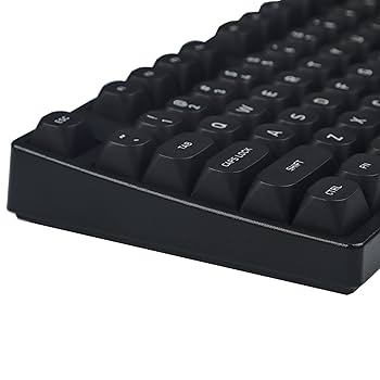 Amazon | MA ブラック PBTキーキャップ ANSI ISOレーザーEtech